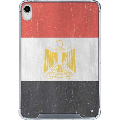 Egyptian Flag Distressed iPad 11th Gen (2025) Clear Case